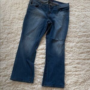 Torrid Dark Blue Flare Jeans